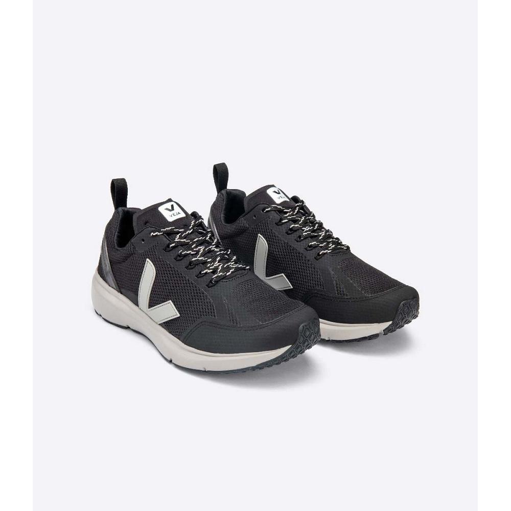 Veja CONDOR 2 ALVEOMESH Men's Shoes Black/Grey | NZ 216TCE